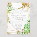 Search for tropical flamingo wedding invitations Greenery