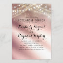 Search for gold glitter rehearsal dinner invitations Elegant