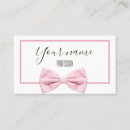 Recherche de bow business cards Simple