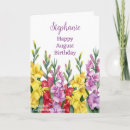 Search for gladiolus flowers cards Birth month flowers