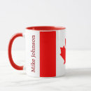 Search for canada maple leaf mugs Red and white