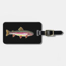 Recherche de pêche de truite bagages étiquettes Pour lui