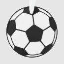 Search for soccer ball ornaments Black and white