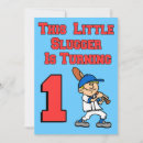 Search for little slugger invitations Baby boy