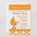 Search for pumpkin carriage invitations Shower