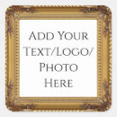 Search for golden frame stickers Unique