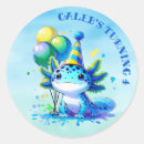 Search for axolotl stickers Birthday