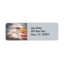 Search for eagle return address labels Patriotism