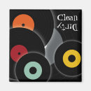 Recherche de vinyle refrigérateur magnets Disques