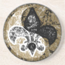 Search for fleur de lis coasters Louisiana