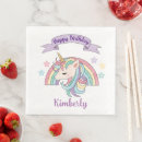 Recherche de licorne serviettes Pastel