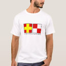 Search for nautical flag tshirts Humour