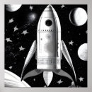 Search for retro rocket posters Astronaut