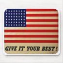 Recherche de drapeau américain vintage tapis souris Rouge blanc et bleu