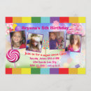 Search for candyland birthday invitations Party