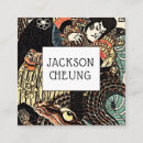 Recherche de asiatique cartes visite Serpent