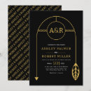 Search for jewelry party invitations Black and gold