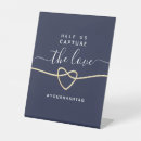 Search for help us capture the love wedding signs Elegant