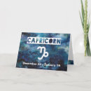 Search for capricorn birthday cards Blue