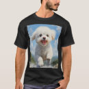 Search for bichon frise tshirts White
