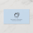 Recherche de dentiste bleu cartes visite Dentisterie