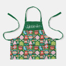 Search for kids christmas aprons Green