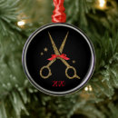 Search for hair stylist ornaments Glitter