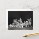 Search for kitten with yarn postcards Adorable