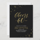 Search for cheers to 60 years invitations Gold