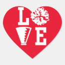 Search for love cheering stickers Cheerleading