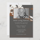 Recherche de mémorial moderne invitations Chagrin