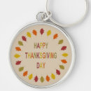 Search for oak leaf keychains Thanksgiving
