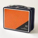 Recherche de point de polka orange Monogrammé