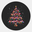 Search for x mas tree stickers Santa claus