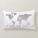 Search for world traveler pillows Black and white