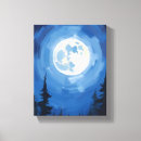 Search for night sky painting canvas prints Forest