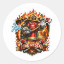 Search for fire and rescue stickers Firefighter