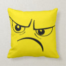 Search for angry face pillows Emoticon