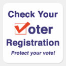 Search for voter registration stickers Election