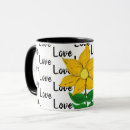 Search for yellow floral mugs Script