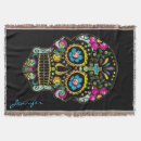 Search for skull blankets Floral