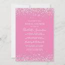 Recherche de silver bridal shower invitations Scintille