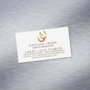 Search for lucky business cards Watercolor