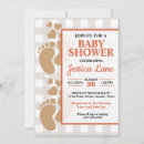 Search for footprint baby shower invitations Gender neutral