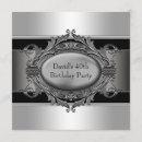 Search for man 40th birthday invitations Elegant