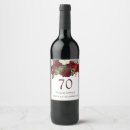 Search for 70th birthday wine labels Vintage
