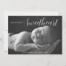 Search for valentine birth announcement cards Unique