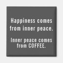 Recherche de amant de café magnets Typographie