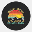 Search for funny skiing stickers Adventure