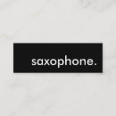 Search for saxophone business cards Player